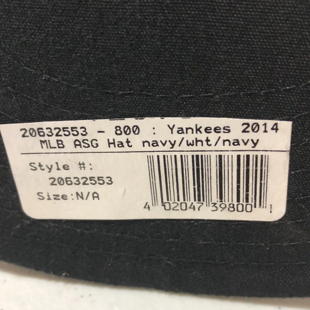 New York Yankees MLB All Star Game Fitted Hat size 8 - Picture 3 of 6
